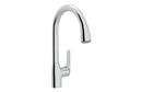 1.8 gpm Single Lever Handle Pull-Down Kitchen Faucet in Polished Chrome
