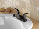 Peerless&reg; Oil Rubbed Bronze Two Handle Centerset Bathroom Sink Faucet 