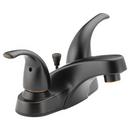 Peerless&reg; Oil Rubbed Bronze Two Handle Centerset Bathroom Sink Faucet 