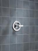 Peerless® Polished Chrome Tub and Shower Pressure Balancing Valve Trim with Single Lever Handle 