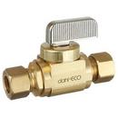 3/4 in. F1960 Lever Straight Supply Stop Valve in Rough Brass