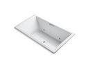 72 x 42 in. Drop-In Bathtub with Center Drain in White