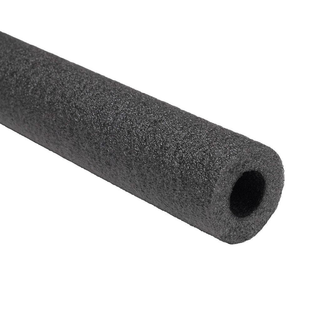 Jones Stephens Black 1 in. x 6 ft. -200 to 200 Deg F (-129 to 93 Deg C) Polyethylene Semi-Slit Pipe Insulation 