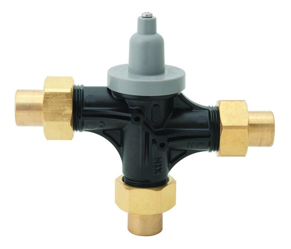 Bradley Corporation Rough Brass NPT Thermostat Mixing Valve 