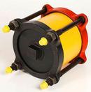 Romac Industries Black IPT Straight Epoxy Ductile Iron End Cap Coupling in Black 7.15 - 7.35 in. 