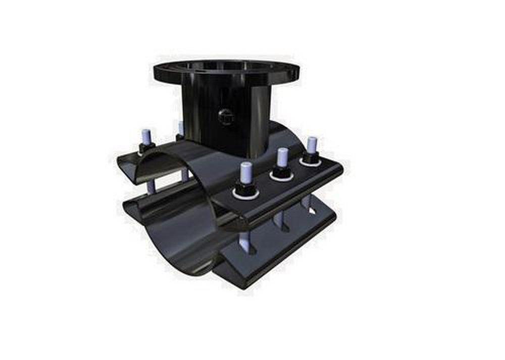 Romac Industries NPT Epoxy Coated Carbon Steel Tapping Sleeve 44.20 - 45.00 in. 