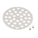 4 in. Shower Strainer in Polished Nickel