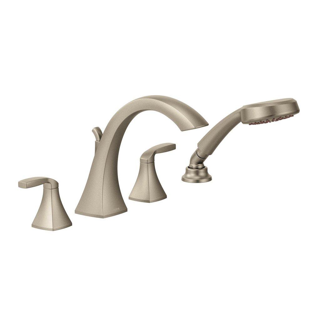 Moen Brushed Nickel Two Handle Roman Tub Faucet Trim Only 