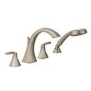 Moen Brushed Nickel Two Handle Roman Tub Faucet Trim Only 