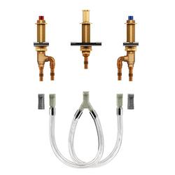 1/2 in. PEX and CPVC Deck Mount Roman Tub Faucet Valve with Adjustable Centers from the M-PACT Collection