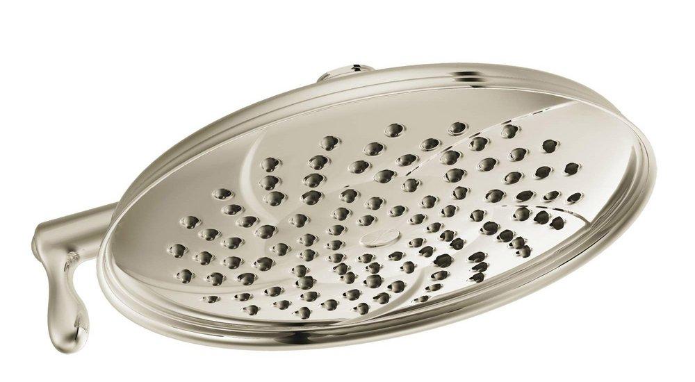 Moen Polished Nickel Dual Function Rain and Rinse Showerhead 