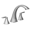 Moen Polished Chrome Two Handle Roman Tub Faucets (Trim Only) 
