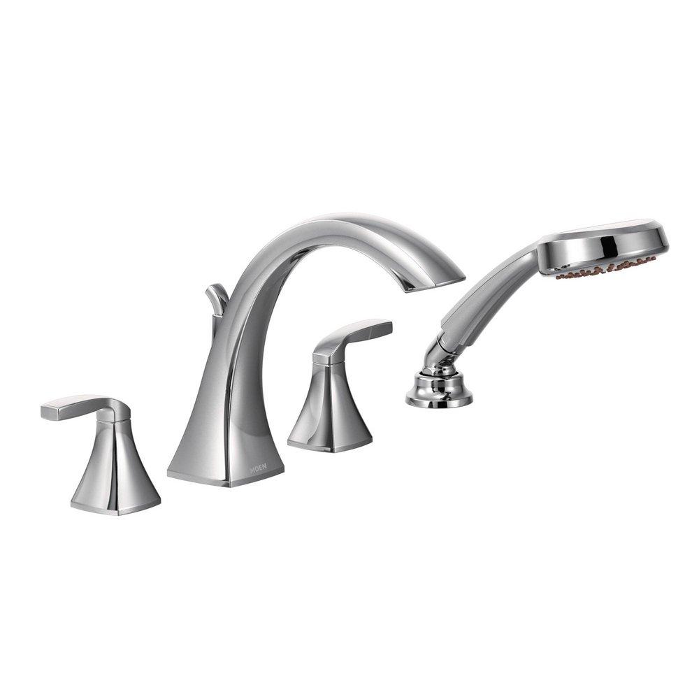Moen Polished Chrome Two Handle Roman Tub Faucet Trim Only 
