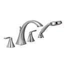 Moen Polished Chrome Two Handle Roman Tub Faucet Trim Only 