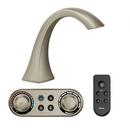 1-Hole Roman Tub Faucet Trim in Brushed Nickel