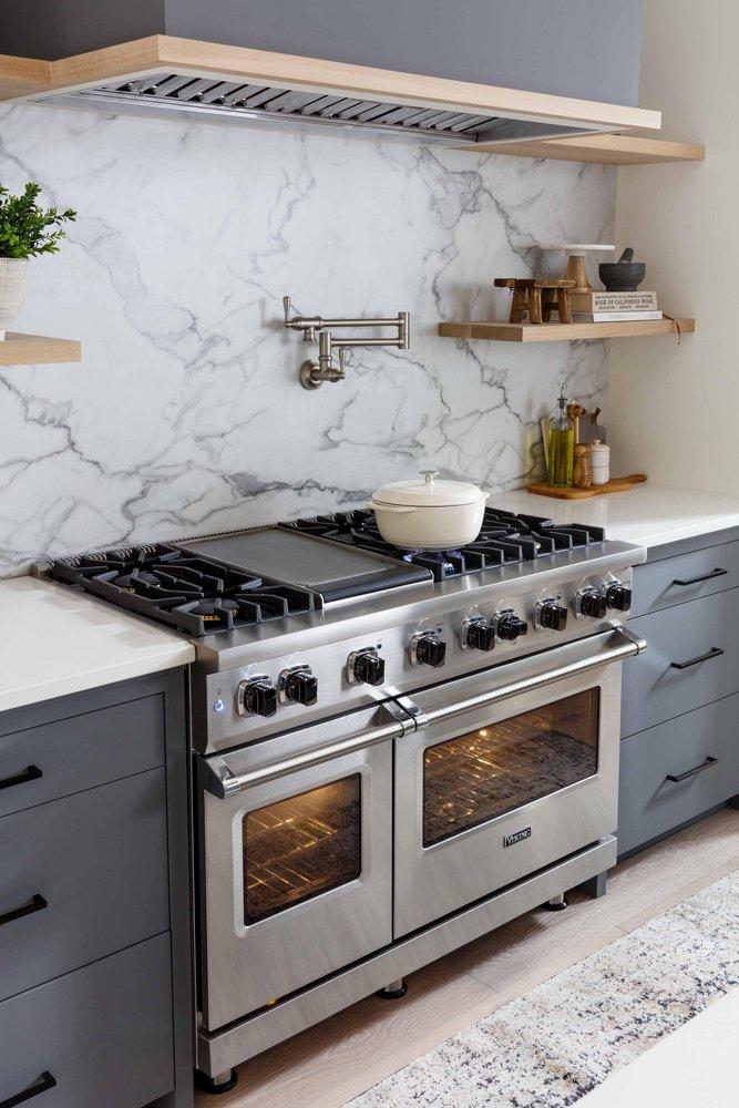 Moen Spot Resist Stainless 5.5 gpm 1 Hole Wall Mount Pot Filler with Double Lever Handle 