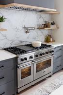 Moen Spot Resist Stainless 5.5 gpm 1 Hole Wall Mount Pot Filler with Double Lever Handle 