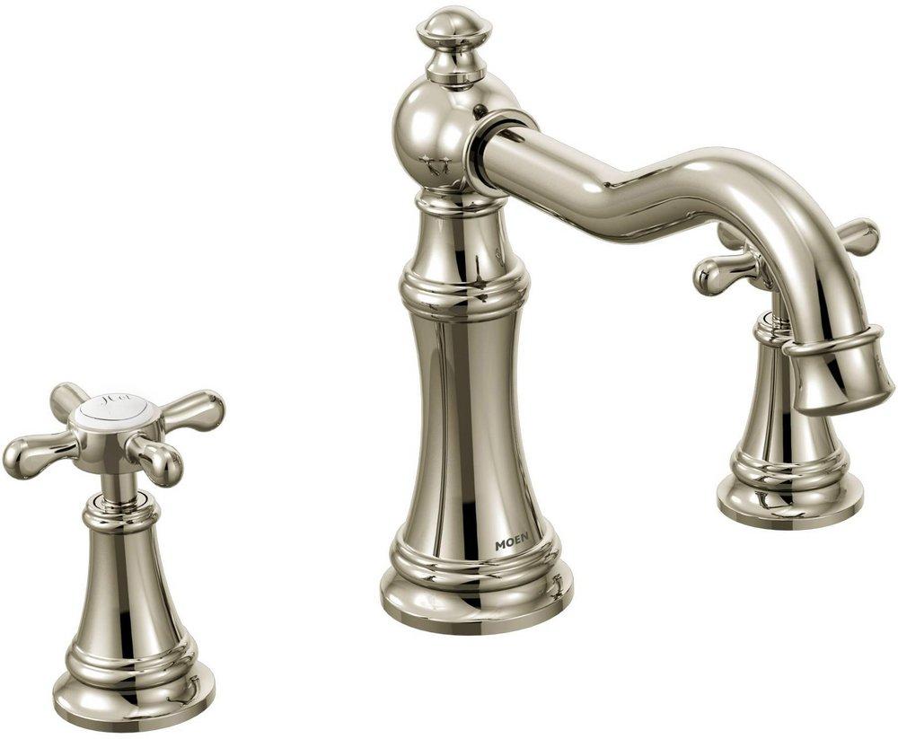 Moen Polished Nickel Two Handle Roman Tub Faucet Trim Only 