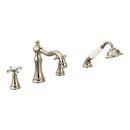 Moen Polished Nickel Two Handle Roman Tub Faucet Trim Only 