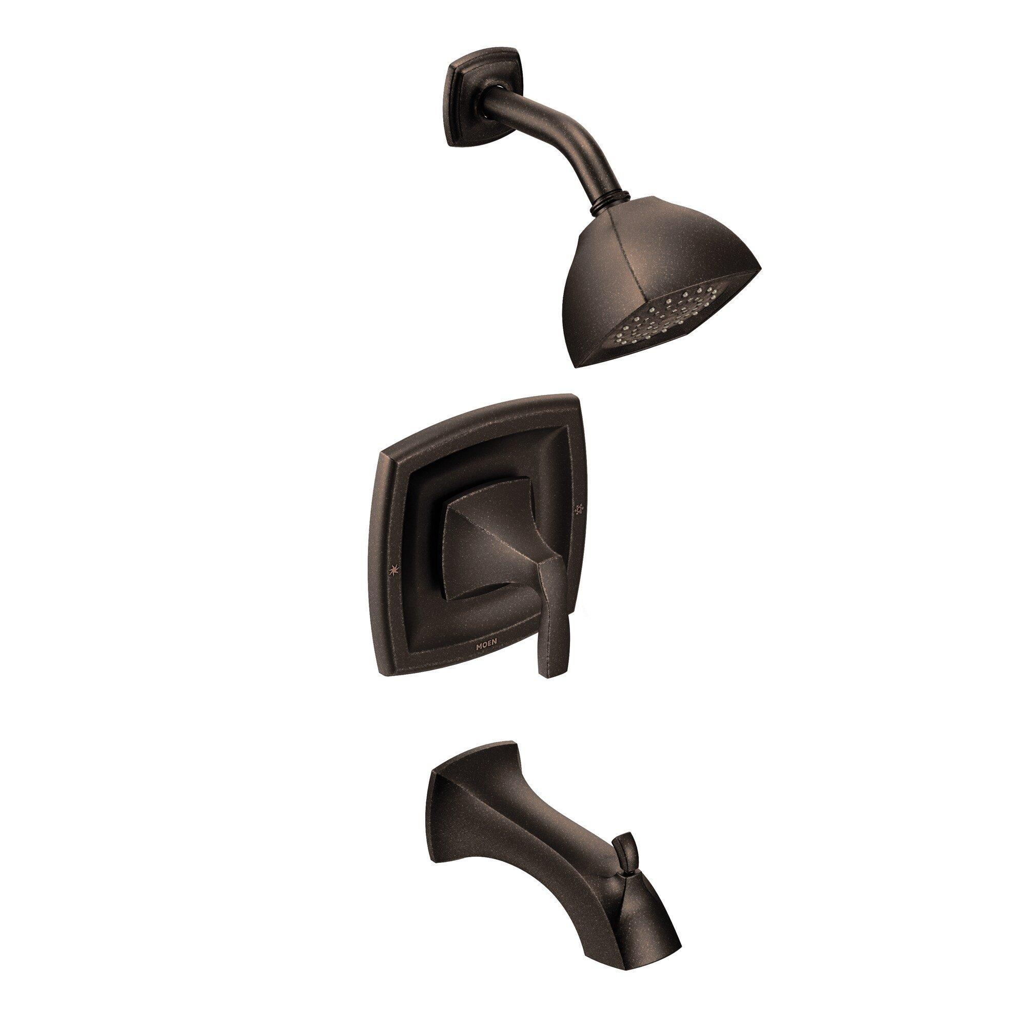 Moen Oil Rubbed Bronze One Handle Single Function Bathtub & Shower Faucet (Trim Only) 