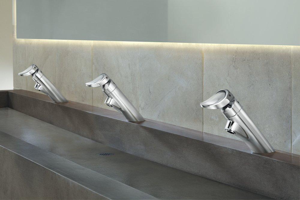 Moen Chrome Single Handle Metering Bathroom Sink Faucet 