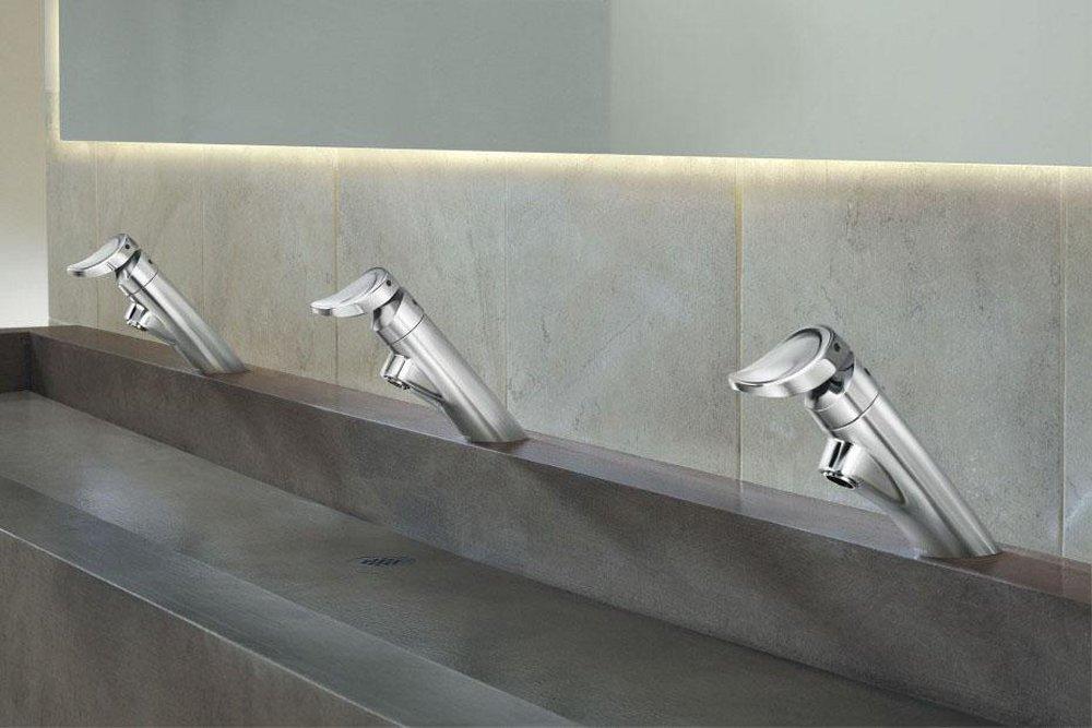 Moen Chrome Single Handle Metering Bathroom Sink Faucet 