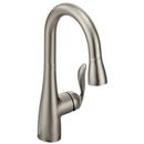 Single Handle Pull Down Bar Faucet with Power Clean and Reflex Technology in Spot Resist Stainless