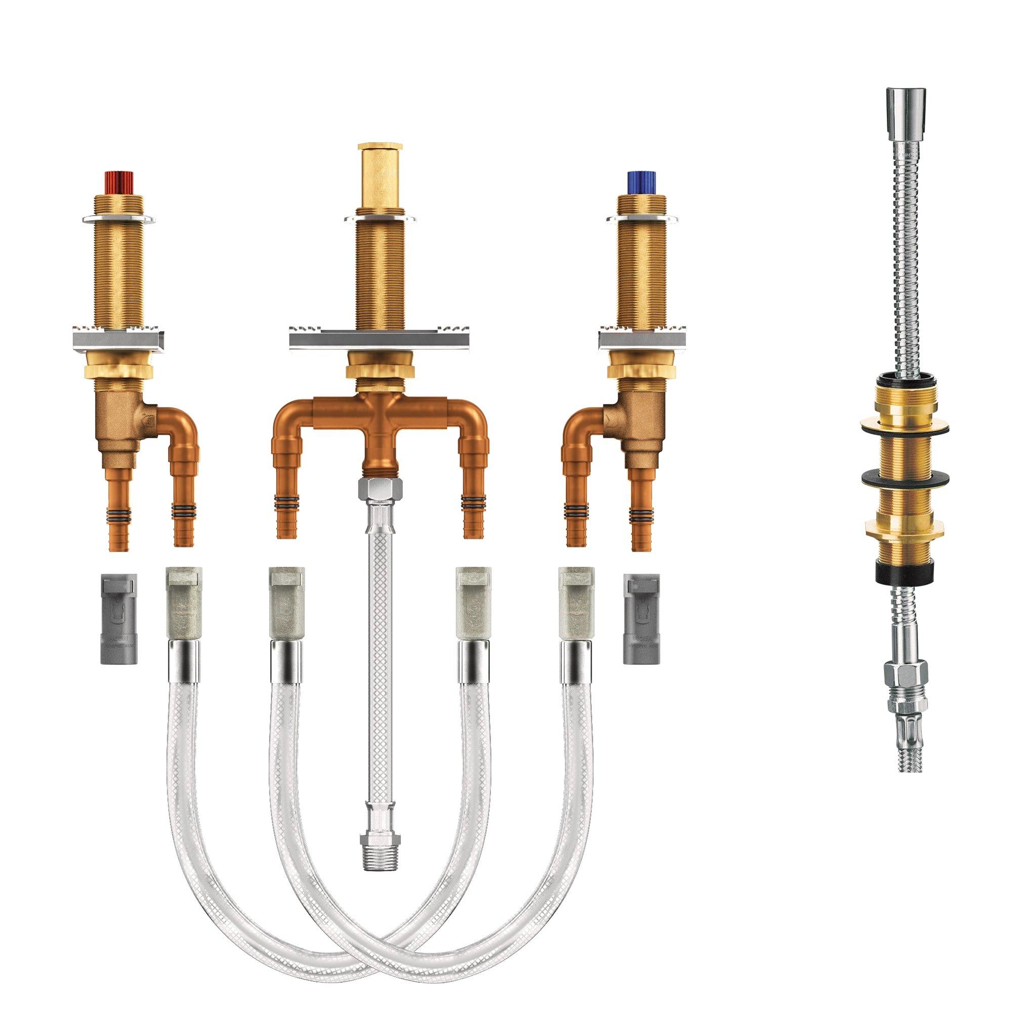 Moen PEX and CPVC Deck Mount Roman Tub Faucet Valve 