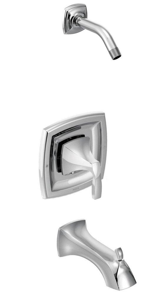 Moen Polished Chrome Single Handle Bathtub & Shower Faucet (Trim Only) 