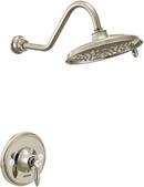 Moen Polished Nickel Shower Trim Kit with Single Lever Handle and 1-Function Showerhead 