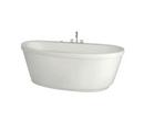 MAAX White 66 x 36 in. Soaker Freestanding Bathtub with Center Drain 
