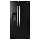 35-7/16 in. 14.51 cu. ft. Counter Depth,Side-By-Side and Full Refrigerator in Black Ice
