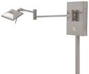 8W 1-Light LED Wall Sconce in Brushed Nickel