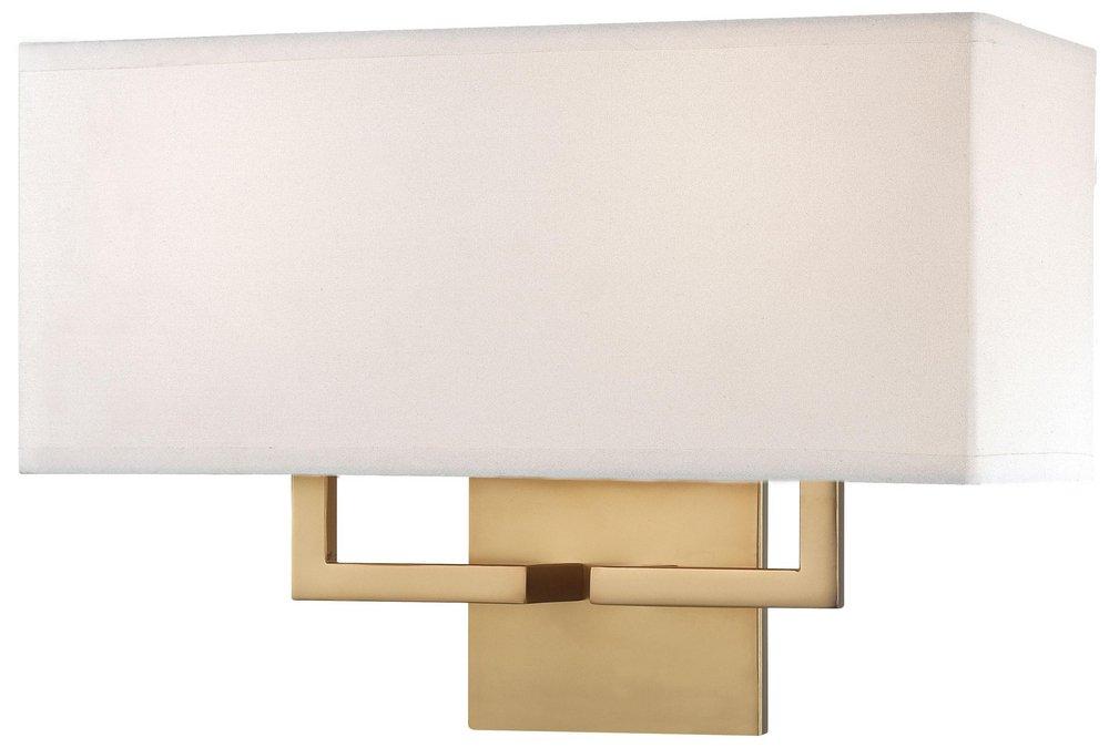 George Kovacs Honey Gold 2-Light 60W Wall Sconce 