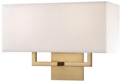 2-Light LED Wall Sconce in Honey Gold