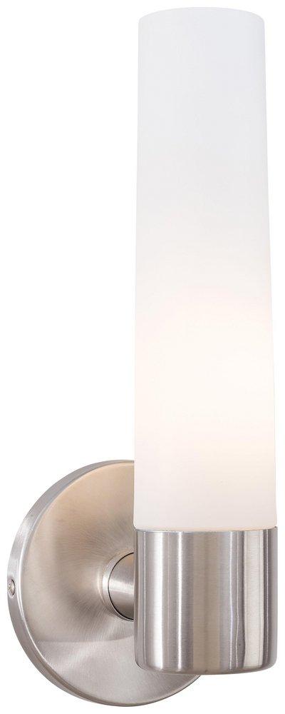 George Kovacs Brushed Stainless Steel 1-Light Bath Fixture 