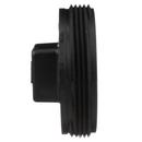 Black ABS DWV Cleanout Plug 