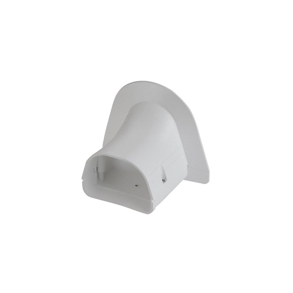 Rectorseal White Polymer and PVC Soffit Inlet in White 
