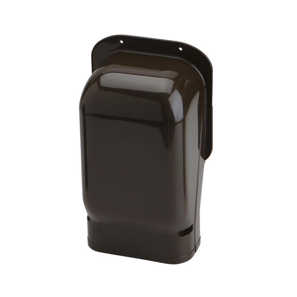 Slimduct&reg; Brown 5-1/2 in. Line Set Cover System Plastic in Brown 