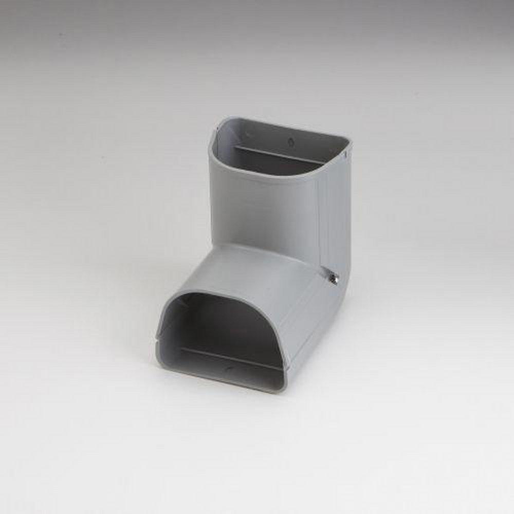 3-1/2 in. 90&deg; Inside Vertical Line Set Cover Elbow in Grey 