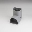 3-1/2 in. 90&deg; Inside Vertical Line Set Cover Elbow in Grey 