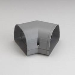 3-1/2 in. 45&deg; Flat Line Set Cover Elbow in Grey