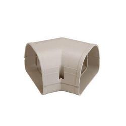 3-1/2 in. 45&deg; Flat Line Set Cover Elbow in Ivory