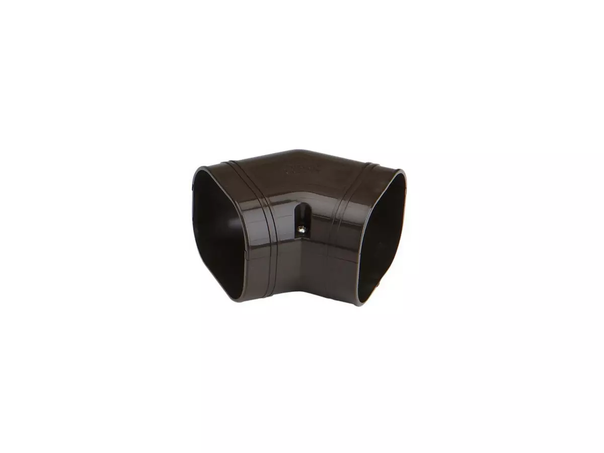 Slimduct 85372 Cover elbow in brown