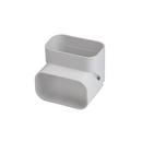 Slimduct&reg; White 5-1/2 in. Line Set Cover System Plastic in White 