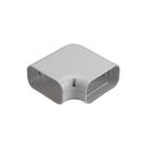 Slimduct&reg; White Flat 90 Degree Elbow in White 