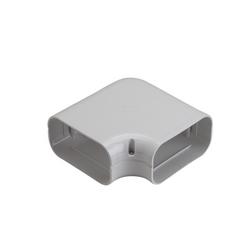 5-1/2 x 5-1/2 in. Flat 90 Degree Elbow in White