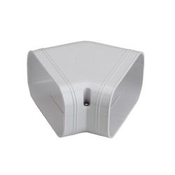 5-1/2 in. 45&deg; Flat Line Set Cover Elbow in White