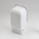 Slimduct&reg; White Flat 90 Degree Elbow in White 