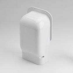 5-1/2 x 5-1/2 in. Flat 90 Degree Elbow in White